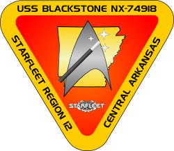 USS Blackstone Logo